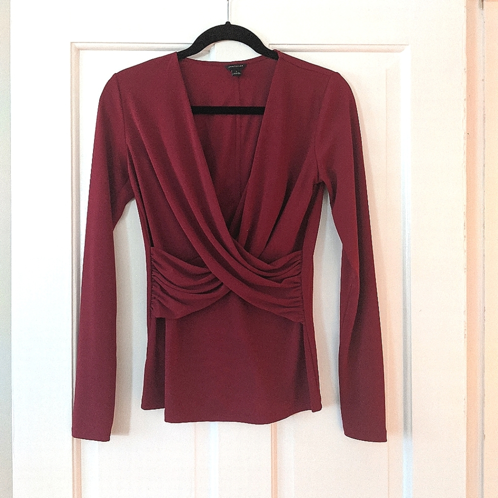 Ann Taylor Red Blouse